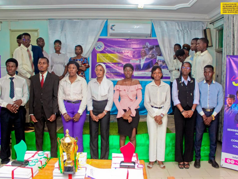 Parakou/à l’occasion du 36ᵉ anniversaire de la conférence des forces vives de la nation : Esprit juriste Ong outille des jeunes sur la démocratie et la “vision bénin 2060 Alafia”